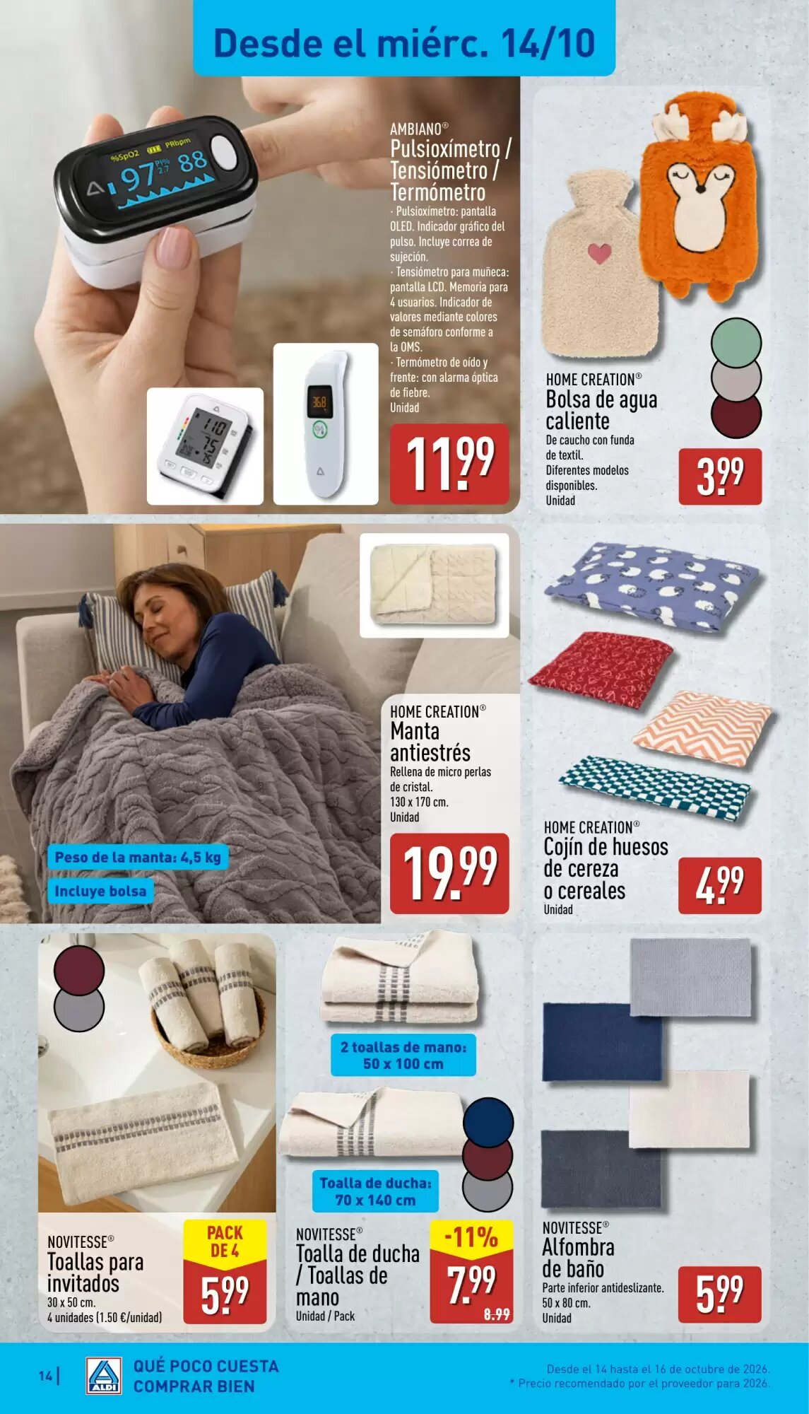 Folleto promocional de ALDI válido desde el 12/10/2026 - Página 14.