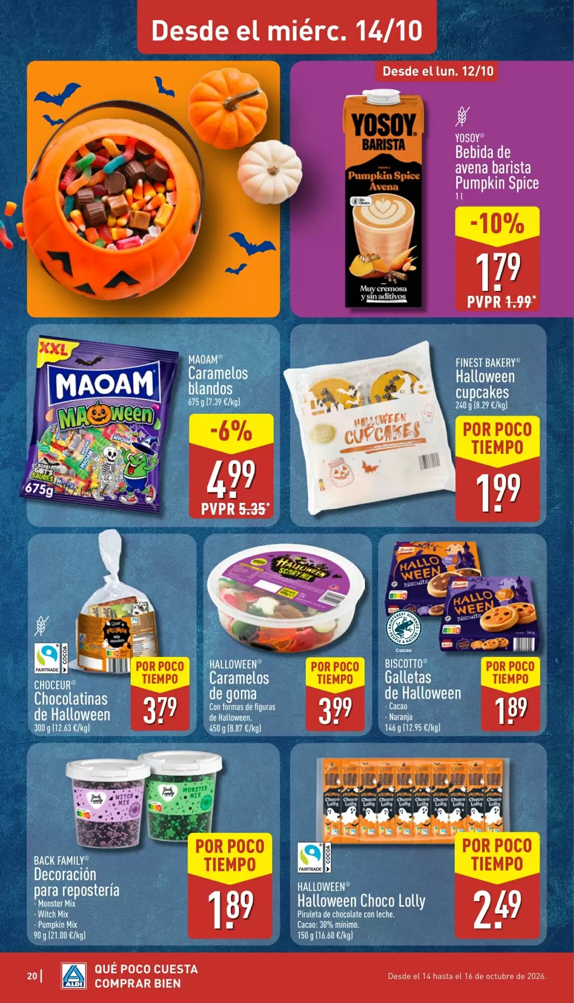Folleto promocional de ALDI válido desde el 12/10/2026 - Página 20.