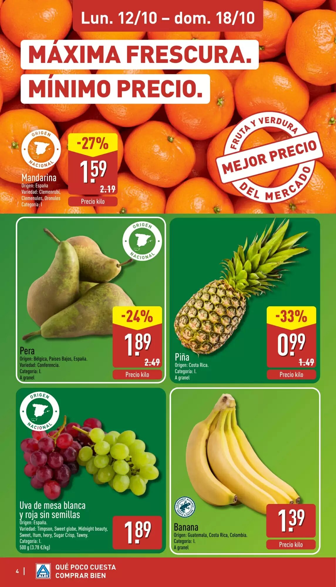 Folleto promocional de ALDI válido desde el 12/10/2026 - Página 4.