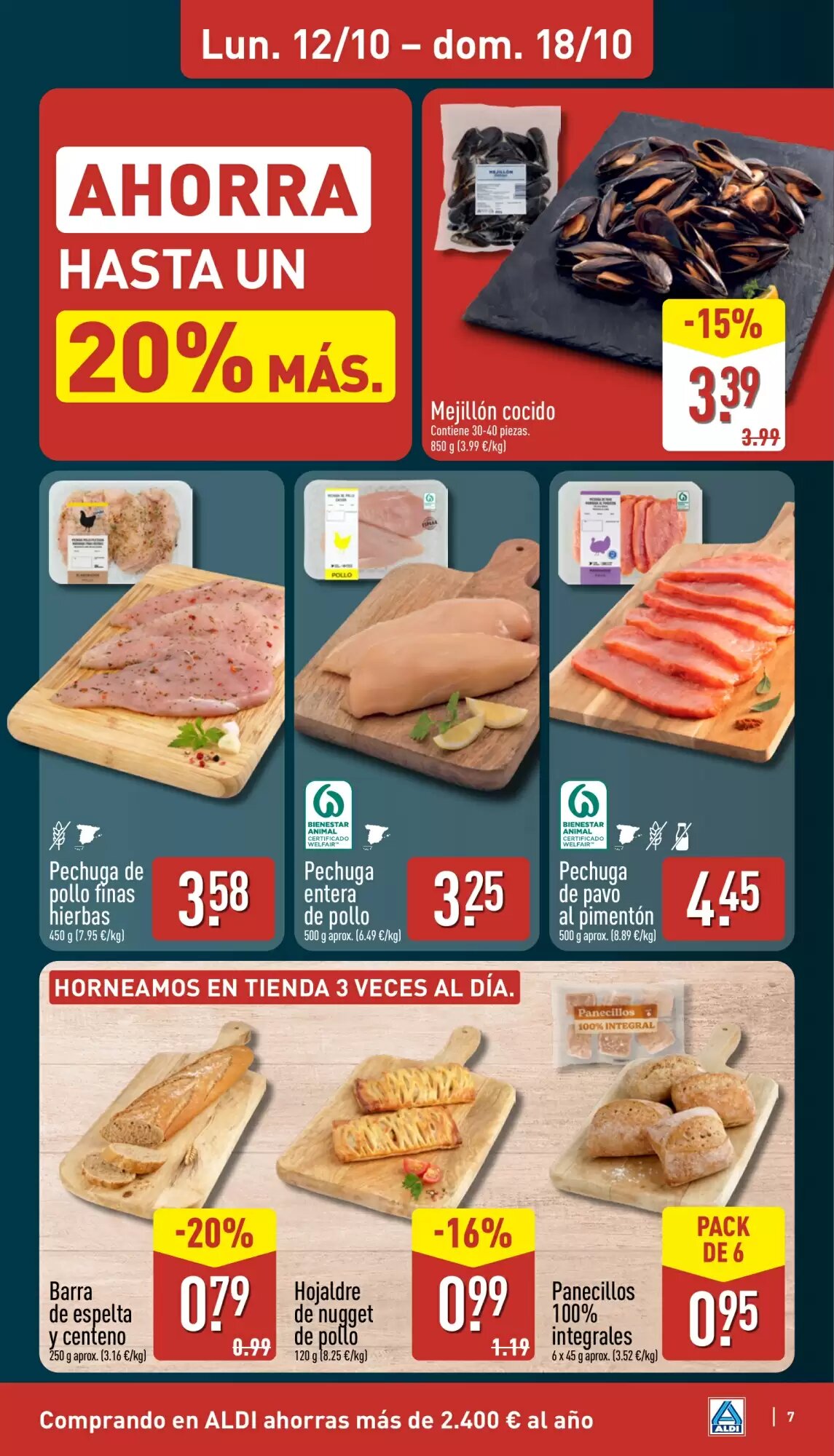 Folleto promocional de ALDI válido desde el 12/10/2026 - Página 7.