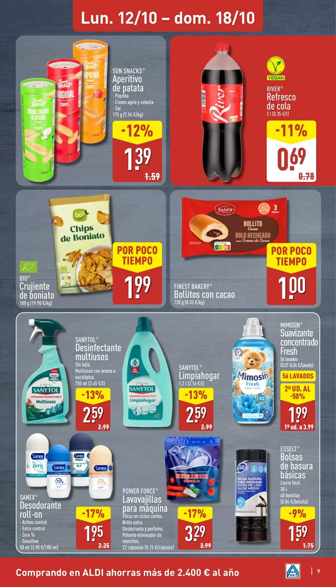 Folleto promocional de ALDI válido desde el 12/10/2026 - Página 9.