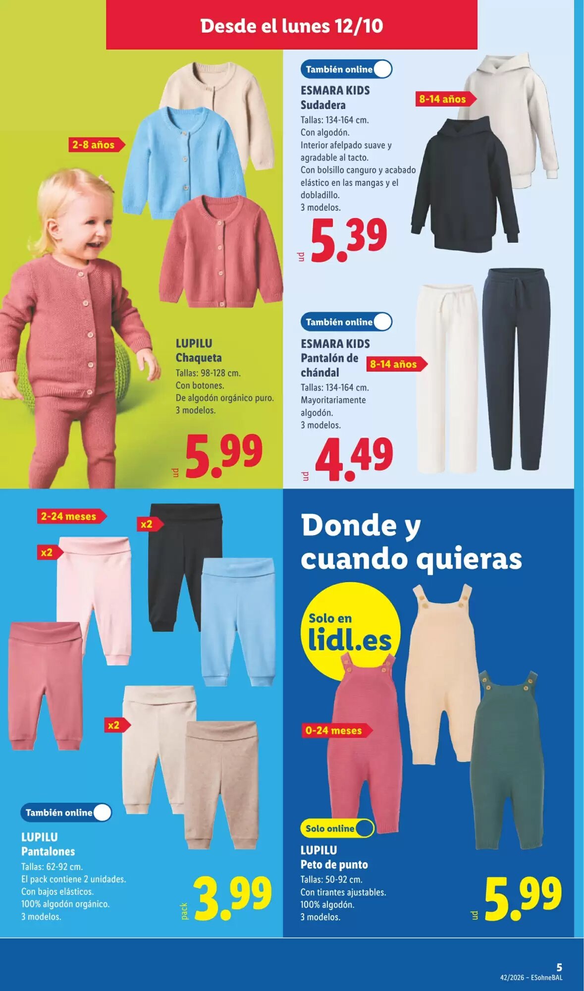Folleto promocional de Lidl válido desde el 12/10/2026 - Página 17.