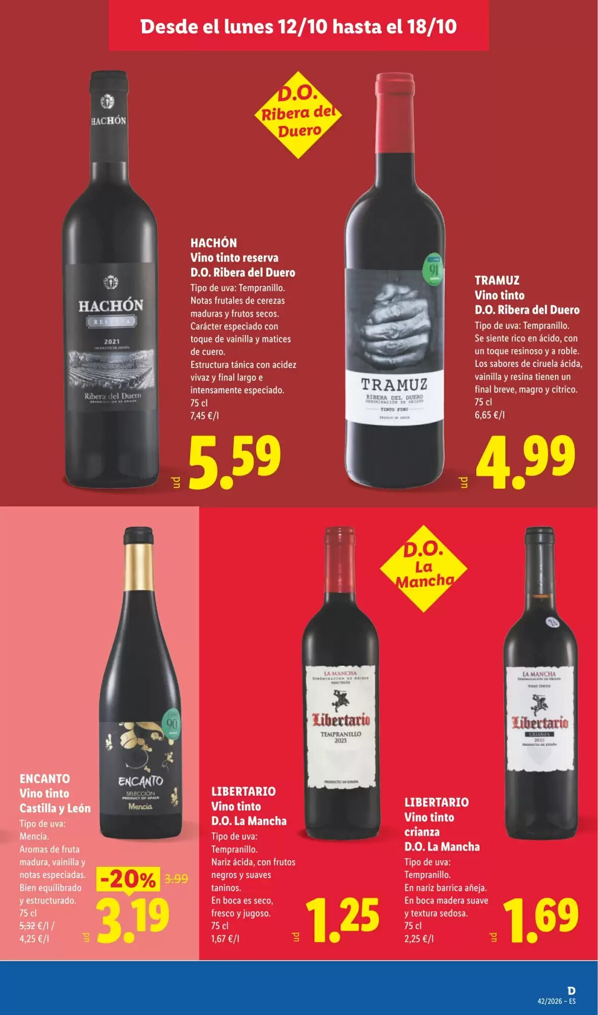 Folleto promocional de Lidl válido desde el 12/10/2026 - Página 15.
