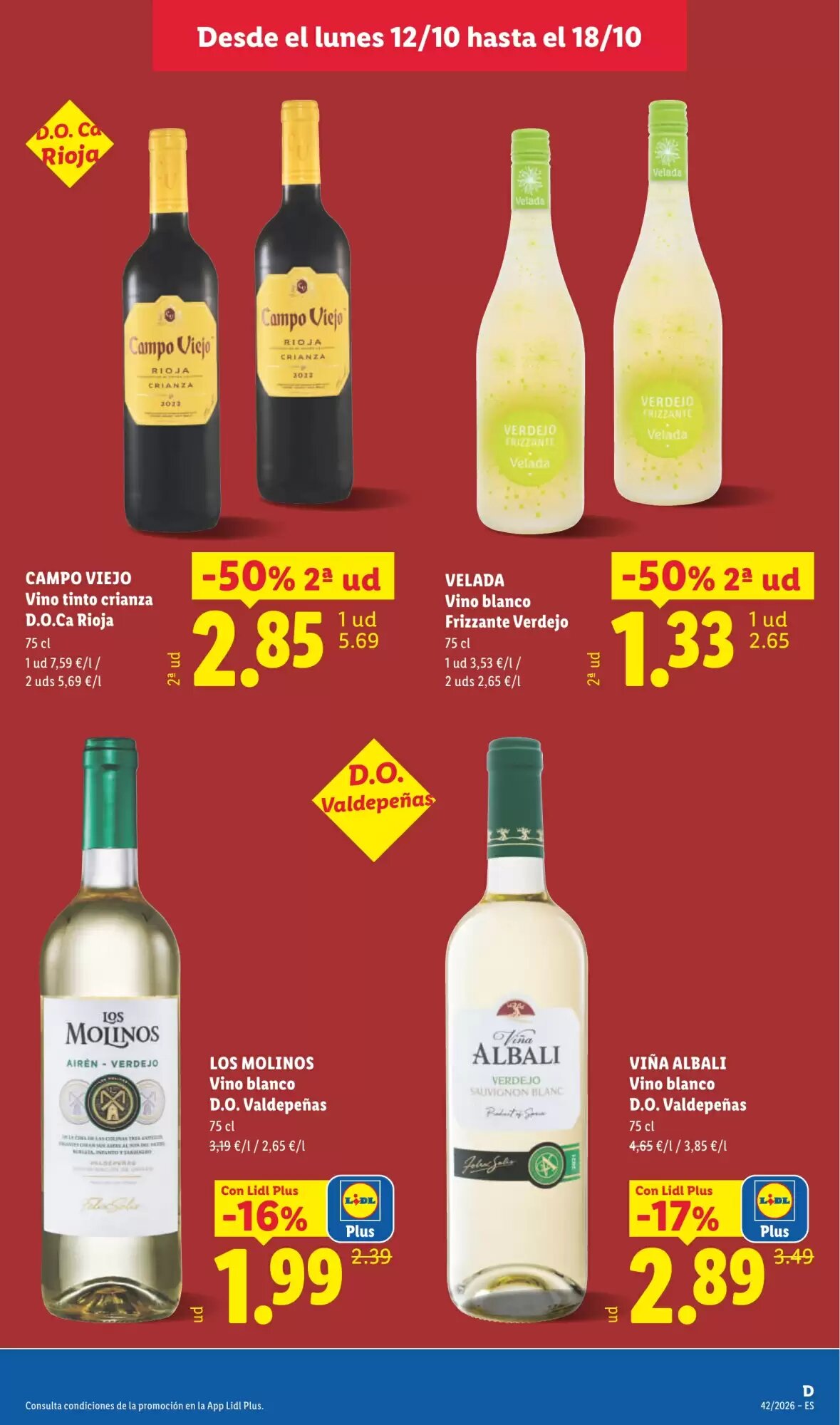 Folleto promocional de Lidl válido desde el 12/10/2026 - Página 17.