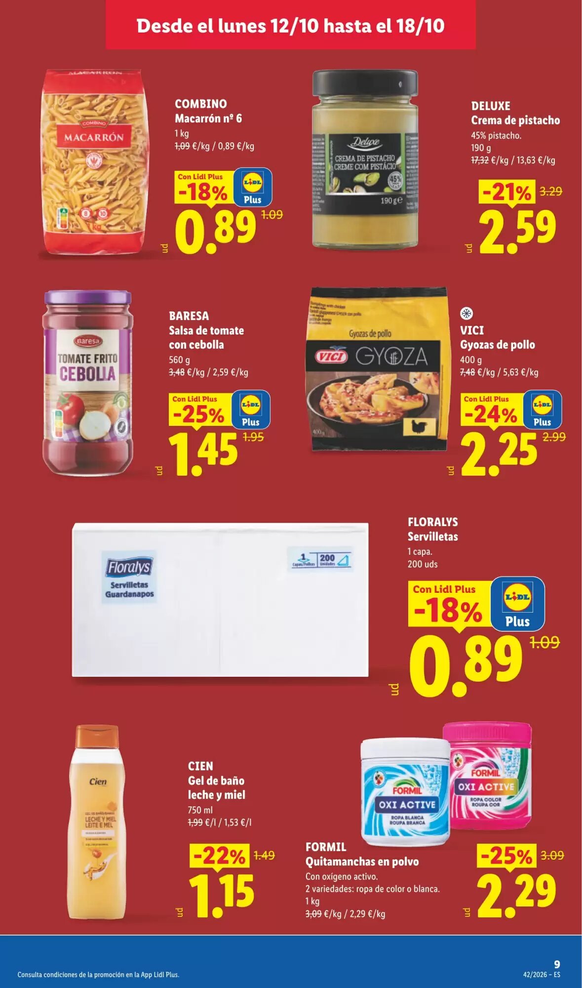 Folleto promocional de Lidl válido desde el 12/10/2026 - Página 19.