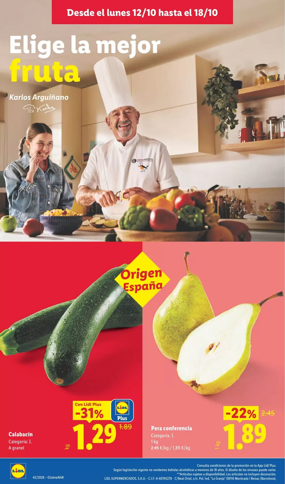 Folleto promocional de Lidl válido desde el 12/10/2026 - Página 2.