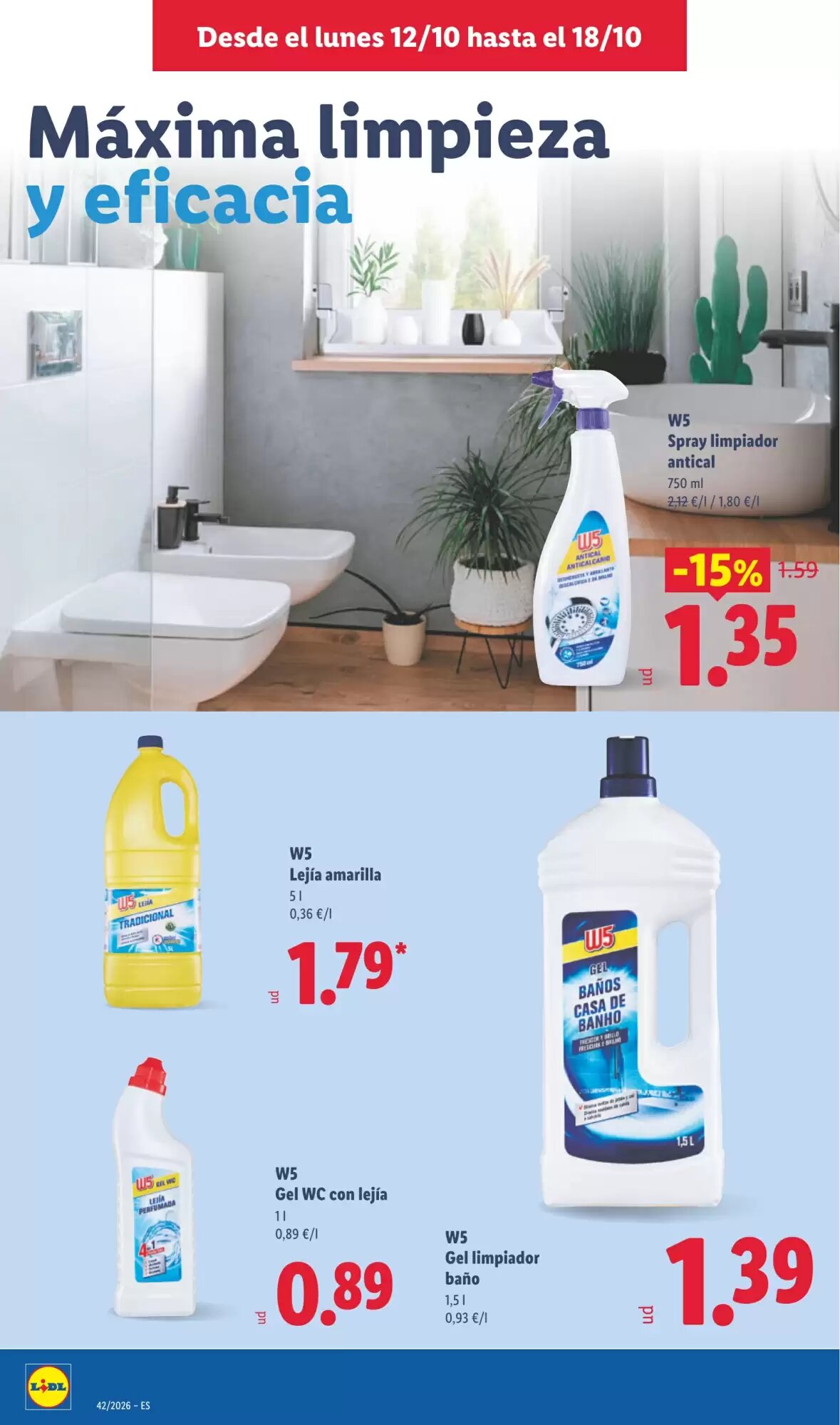 Folleto promocional de Lidl válido desde el 12/10/2026 - Página 22.