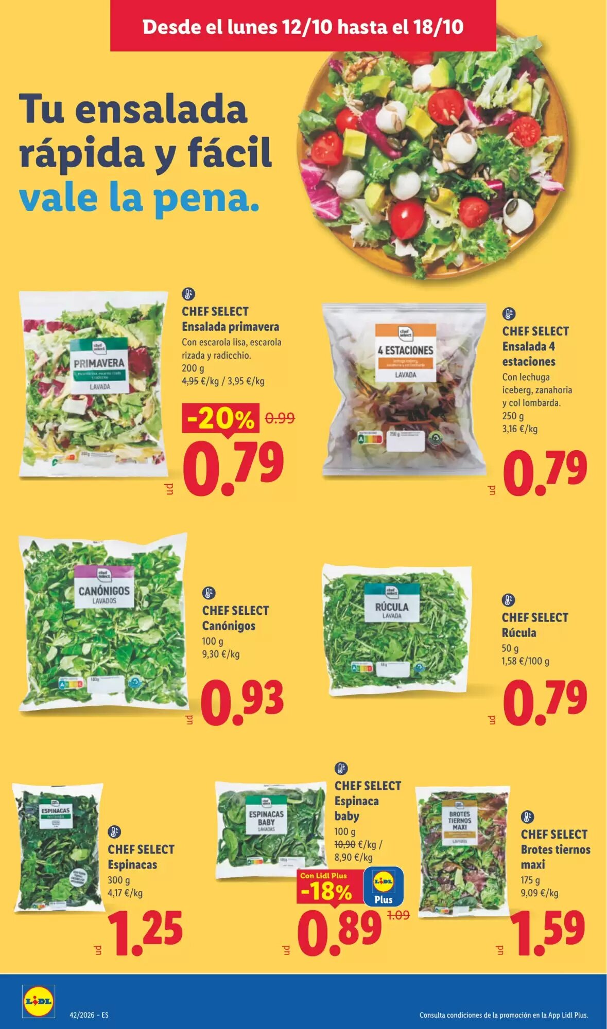 Folleto promocional de Lidl válido desde el 12/10/2026 - Página 6.