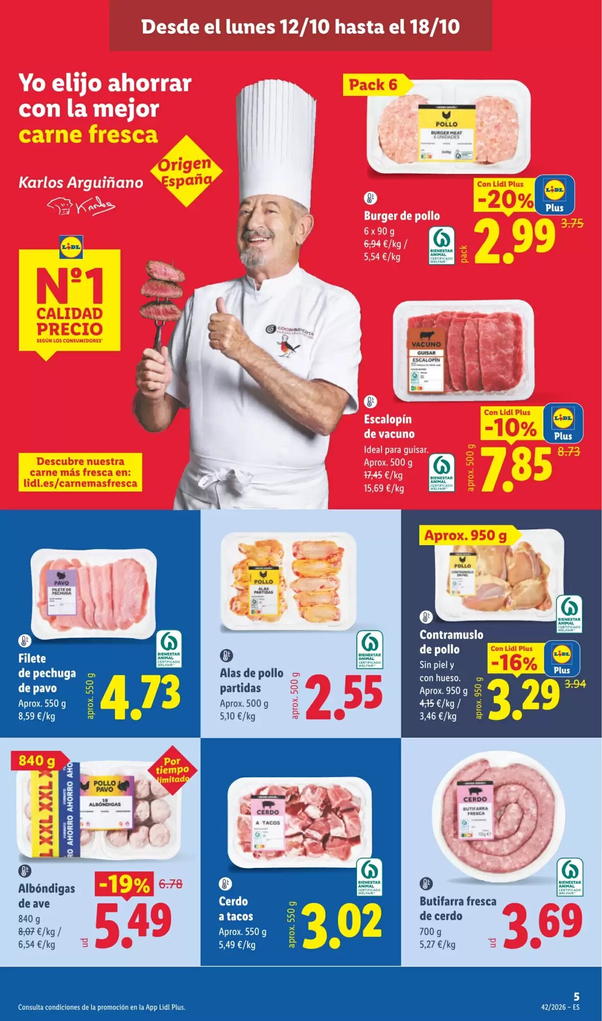 Folleto promocional de Lidl válido desde el 12/10/2026 - Página 7.