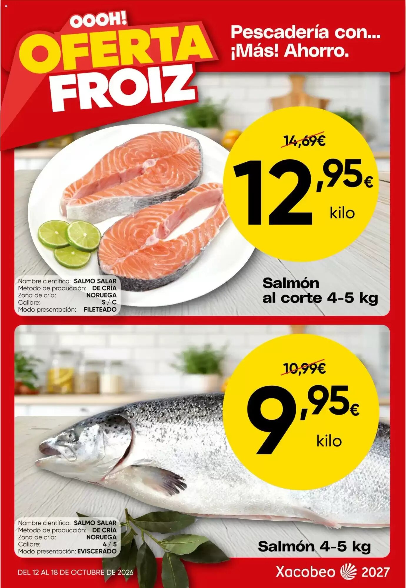 Folleto promocional de FROIZ válido desde el 12/10/2026 - Página 2.