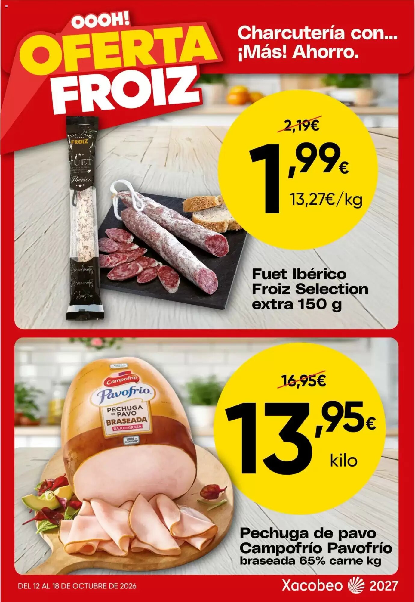 Folleto promocional de FROIZ válido desde el 12/10/2026 - Página 3.