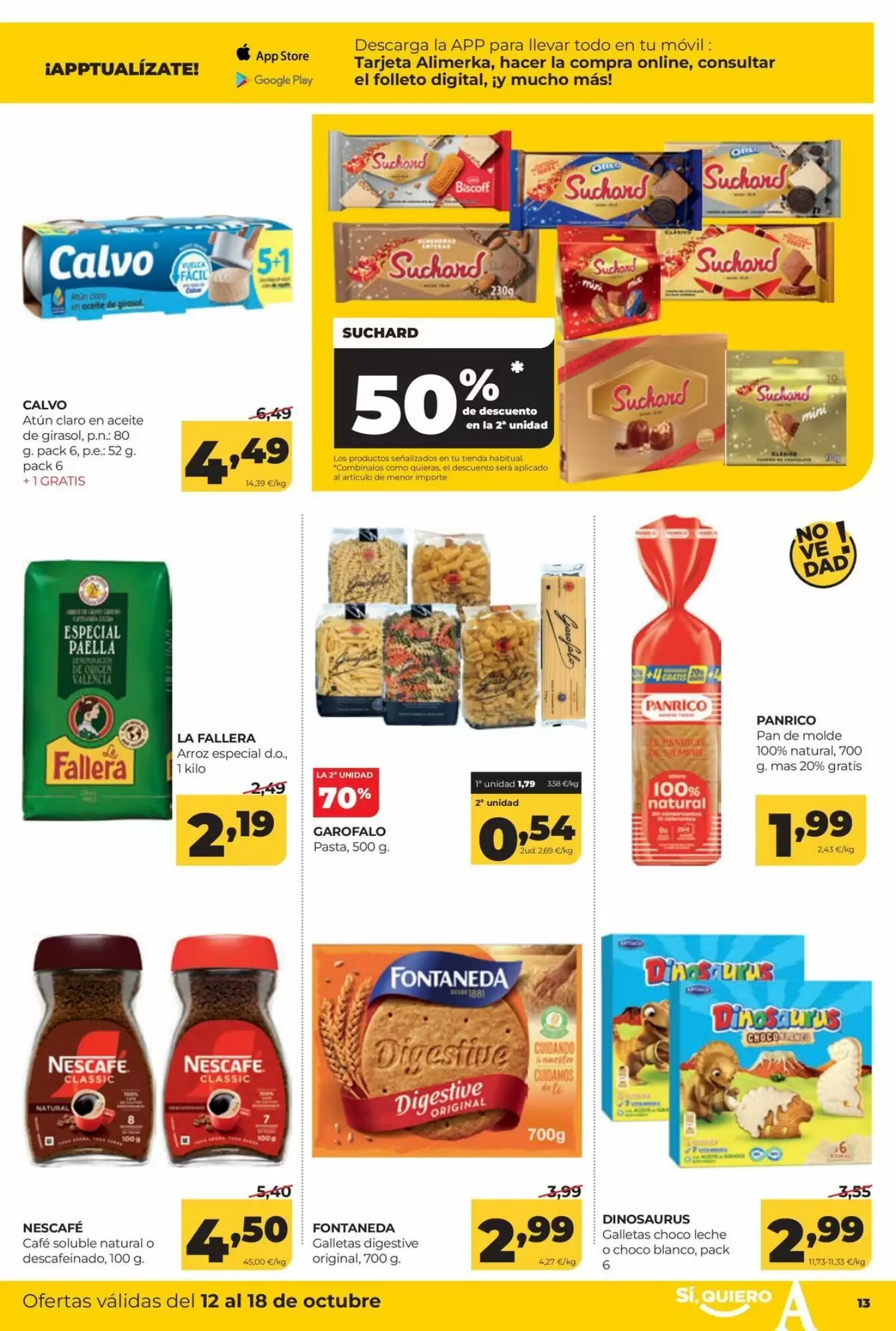 Folleto promocional de Alimerka válido desde el 12/10/2026 - Página 15.