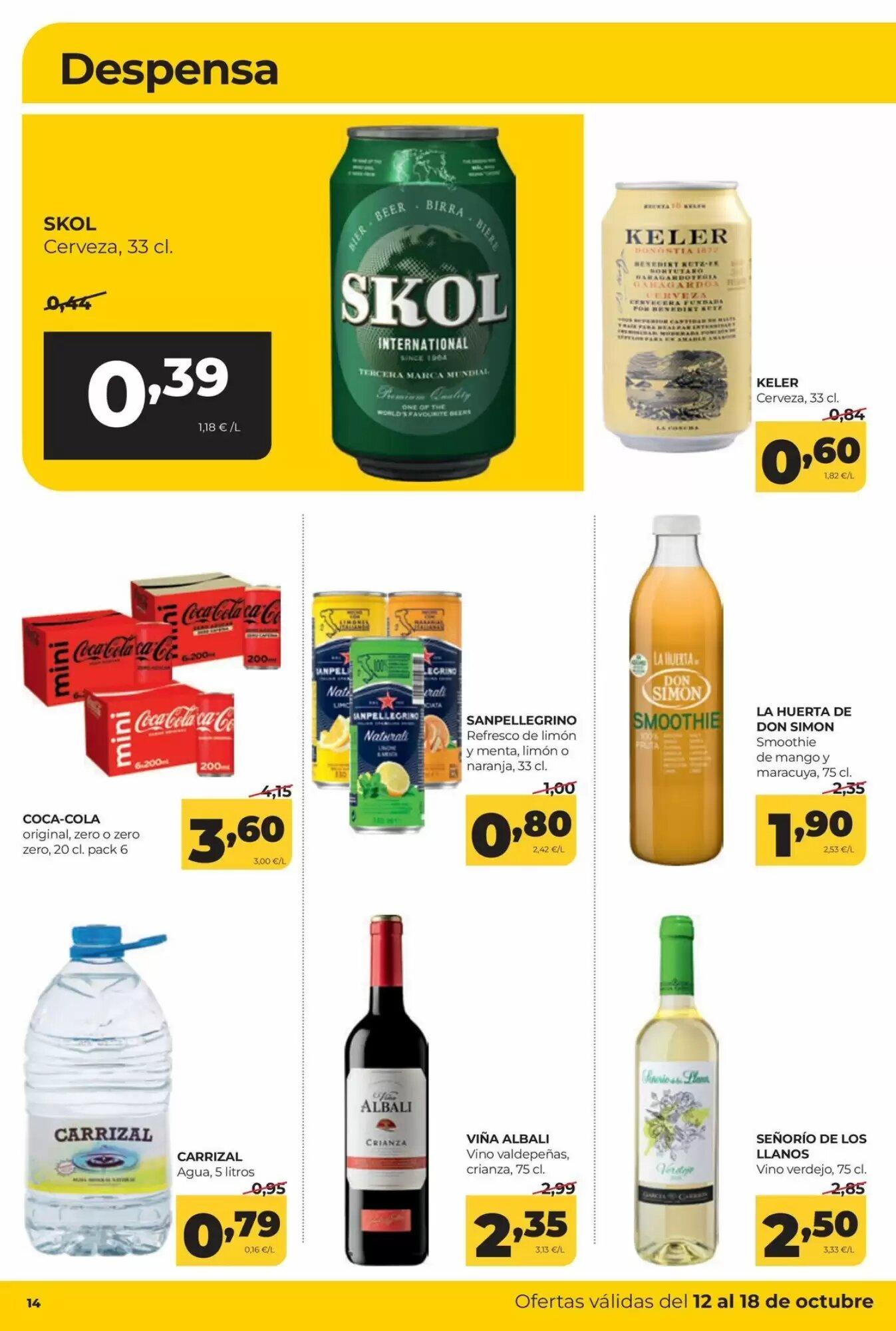 Folleto promocional de Alimerka válido desde el 12/10/2026 - Página 16.