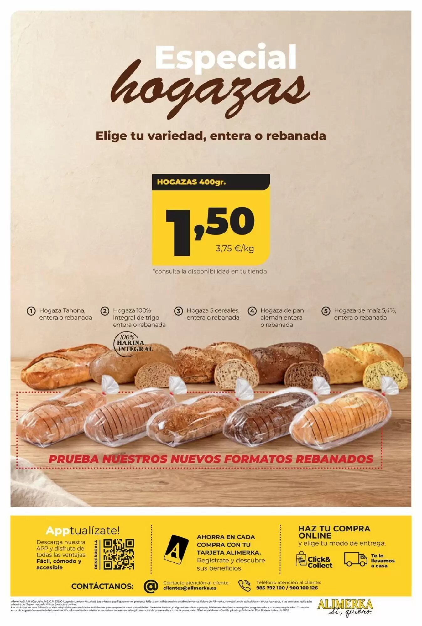 Folleto promocional de Alimerka válido desde el 12/10/2026 - Página 18.