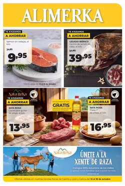 Folleto promocional de Alimerka válido desde el 12/10/2026