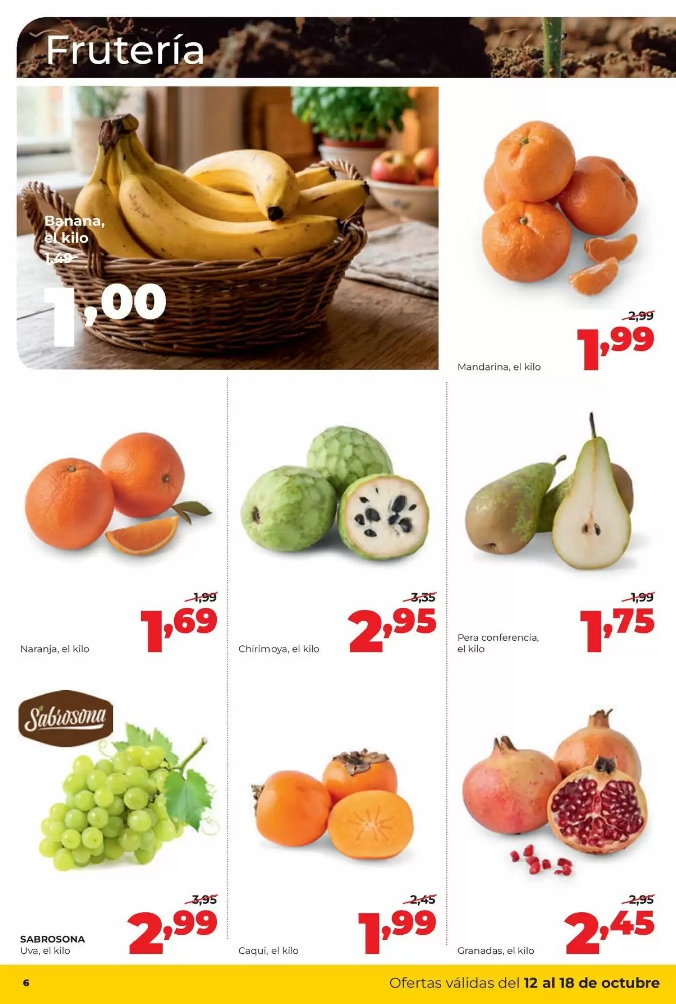 Folleto promocional de Alimerka válido desde el 12/10/2026 - Página 6.