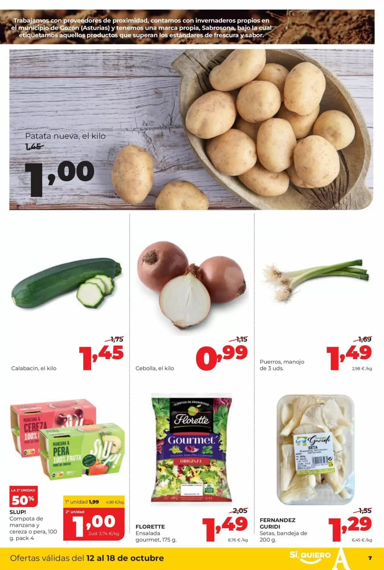 Folleto promocional de Alimerka válido desde el 12/10/2026 - Página 7.