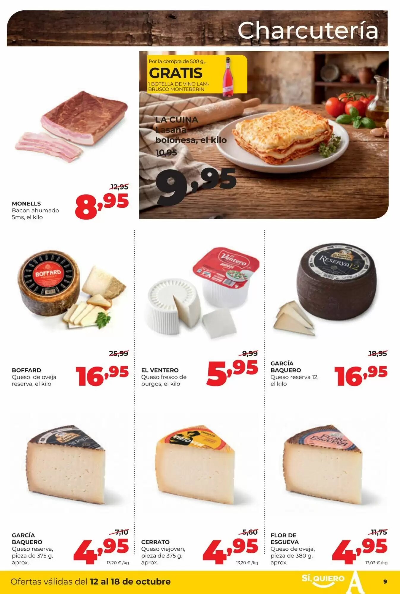 Folleto promocional de Alimerka válido desde el 12/10/2026 - Página 9.