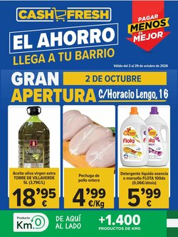 Folleto promocional de Cash Fresh válido desde el 12/10/2026
