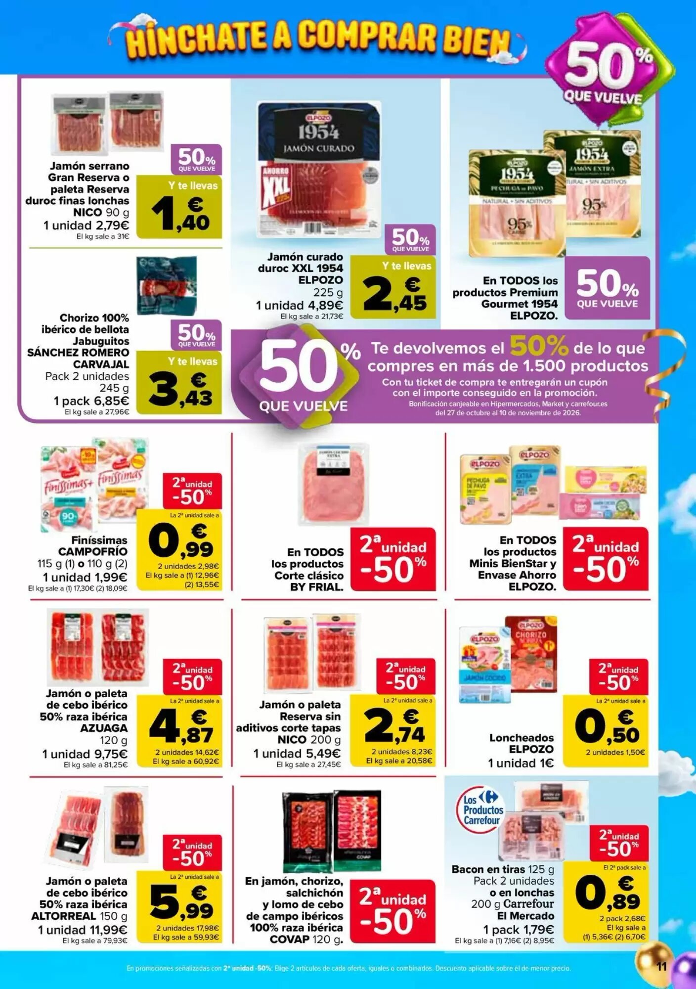 Folleto promocional de Carrefour válido desde el 13/10/2026 - Página 11.