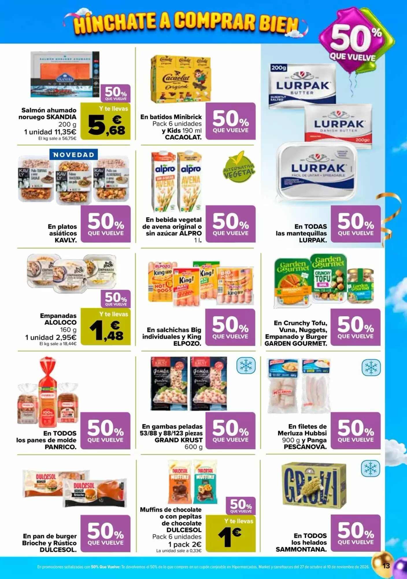 Folleto promocional de Carrefour válido desde el 13/10/2026 - Página 13.