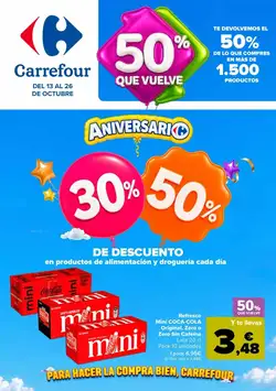 Folleto promocional de Carrefour válido desde el 13/10/2026