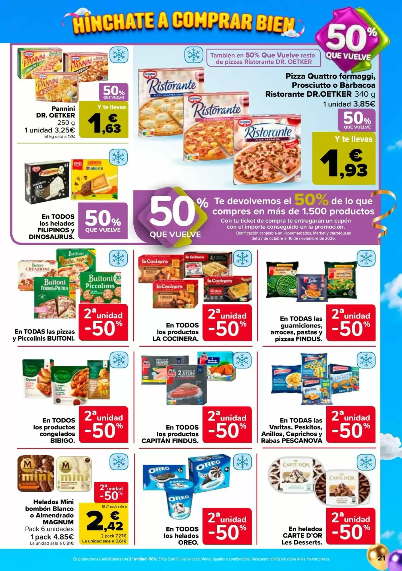 Folleto promocional de Carrefour válido desde el 13/10/2026 - Página 21.