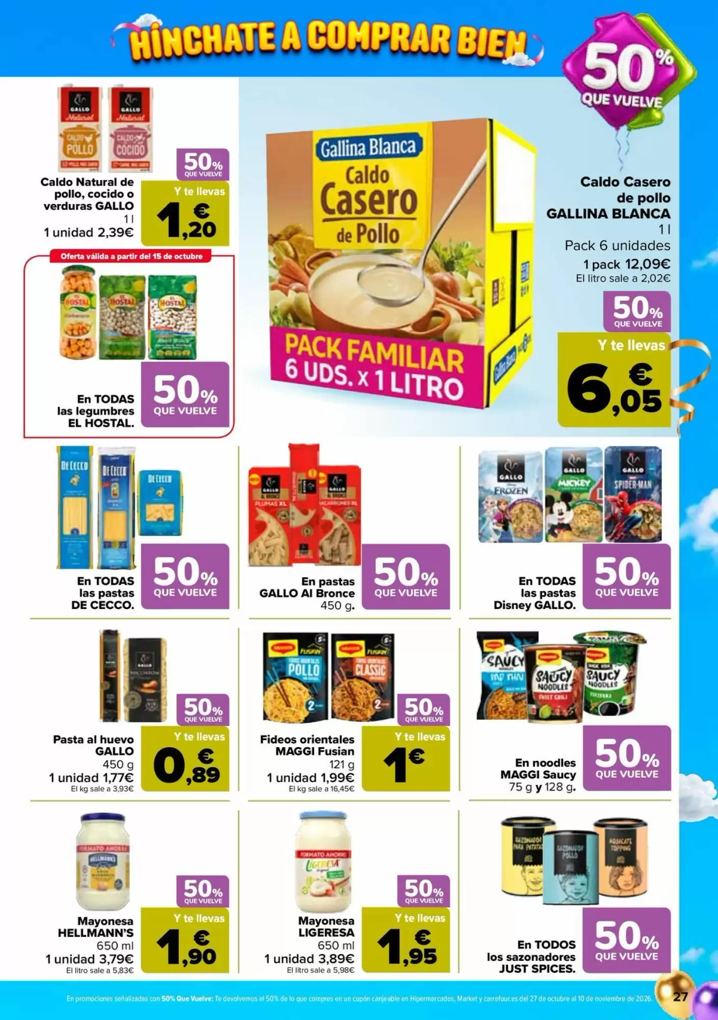 Folleto promocional de Carrefour válido desde el 13/10/2026 - Página 27.