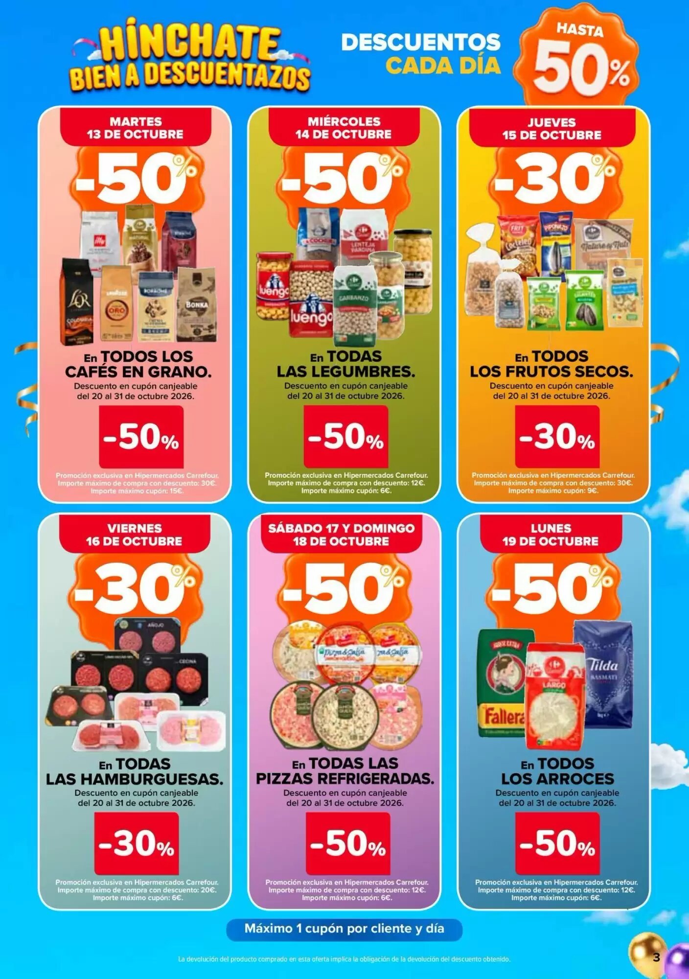 Folleto promocional de Carrefour válido desde el 13/10/2026 - Página 3.