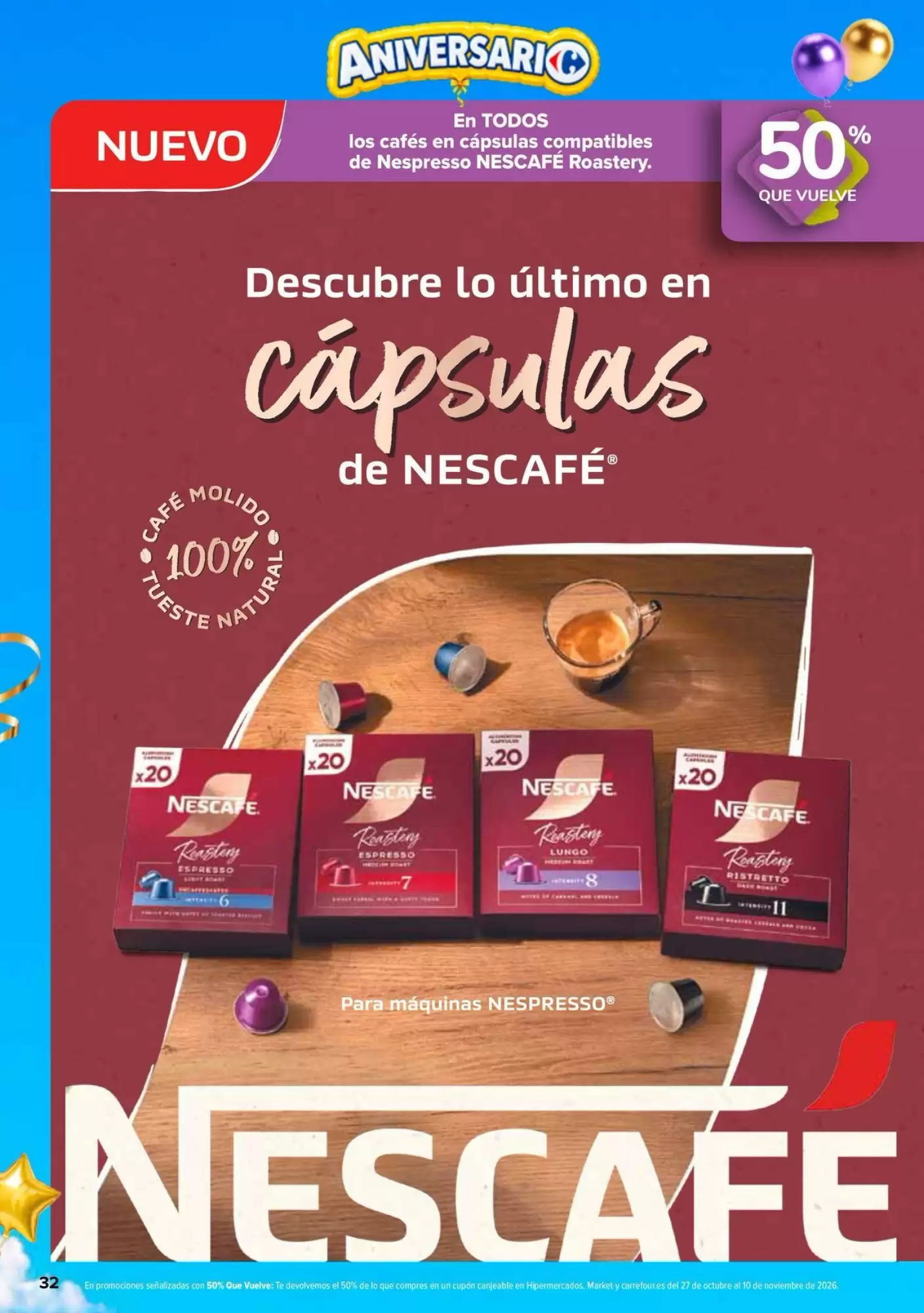 Folleto promocional de Carrefour válido desde el 13/10/2026 - Página 32.