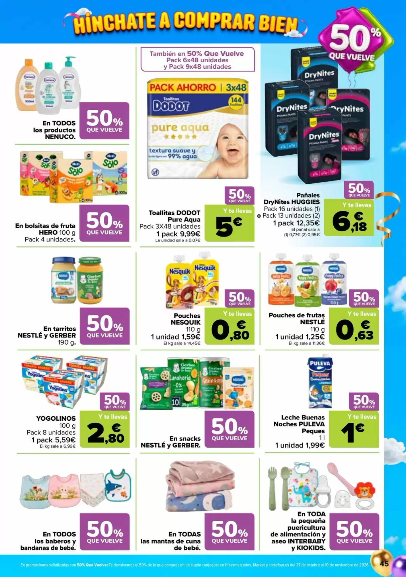 Folleto promocional de Carrefour válido desde el 13/10/2026 - Página 45.