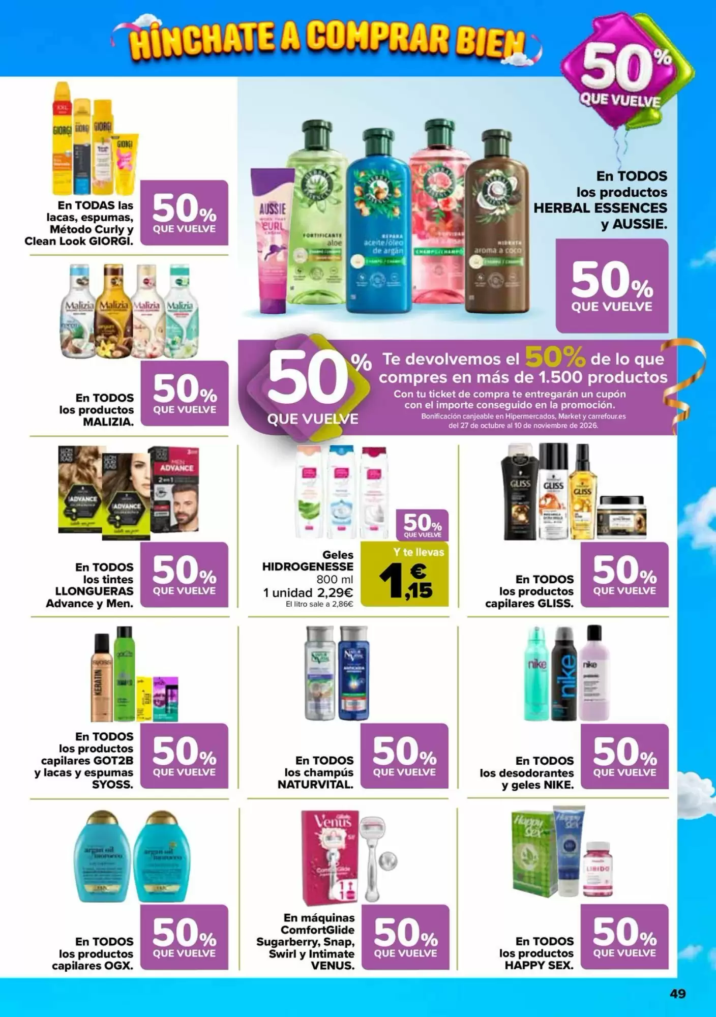 Folleto promocional de Carrefour válido desde el 13/10/2026 - Página 49.