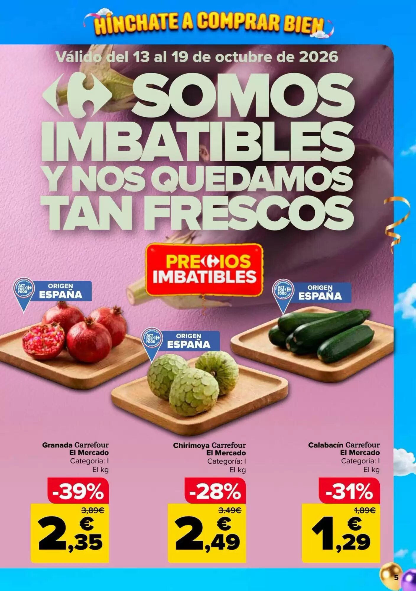Folleto promocional de Carrefour válido desde el 13/10/2026 - Página 5.
