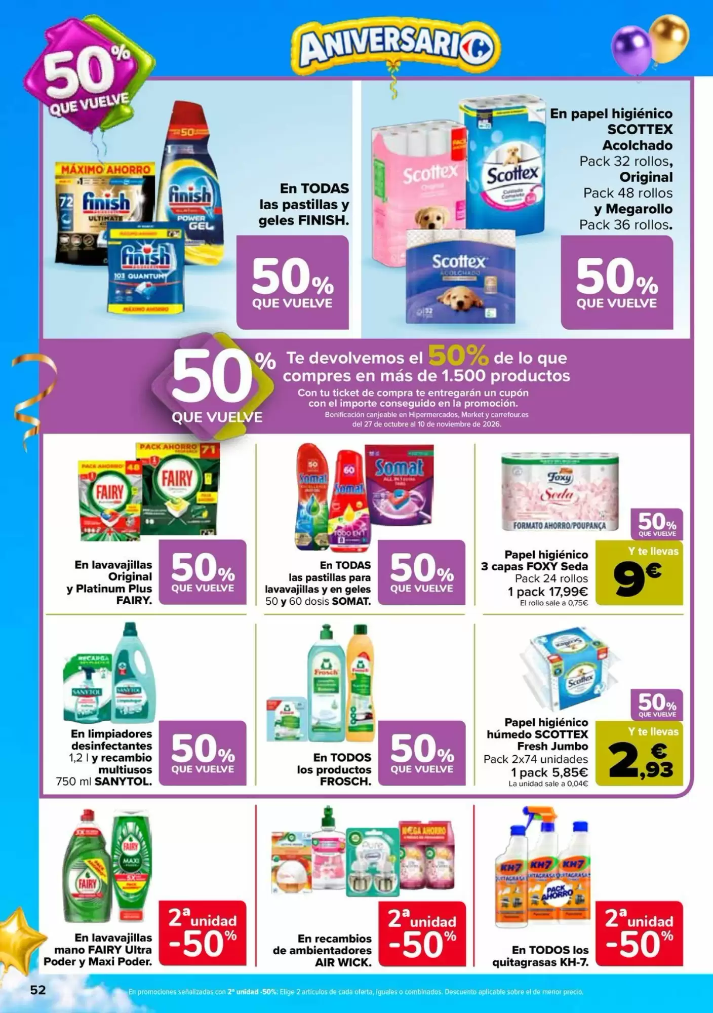 Folleto promocional de Carrefour válido desde el 13/10/2026 - Página 52.