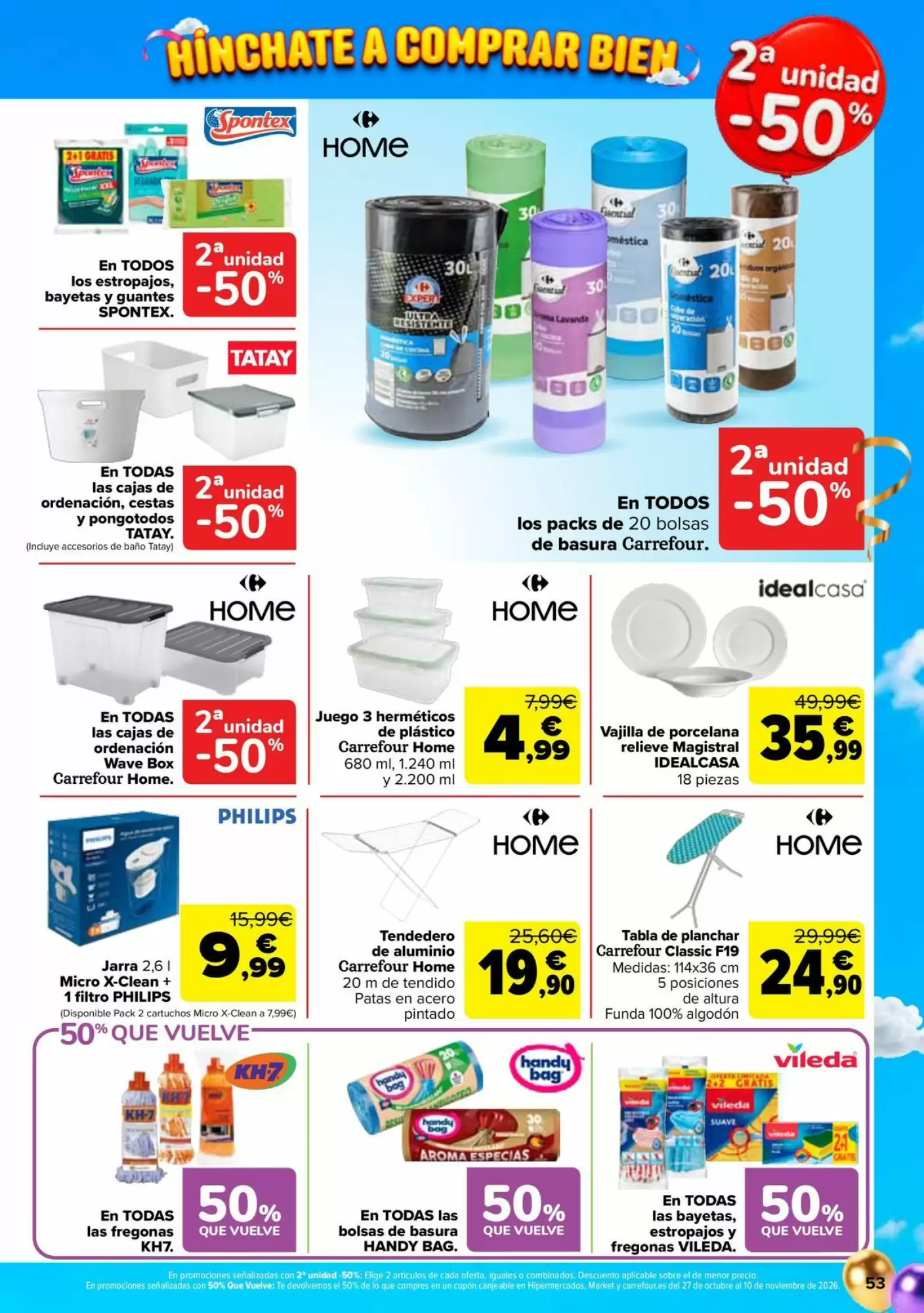 Folleto promocional de Carrefour válido desde el 13/10/2026 - Página 53.