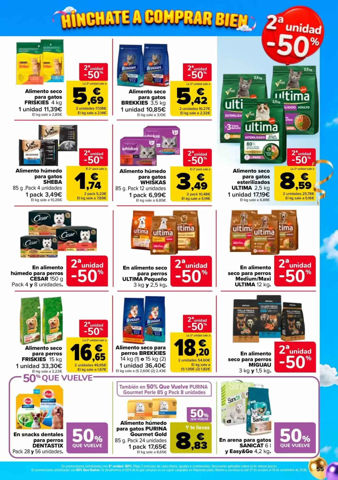 Folleto promocional de Carrefour válido desde el 13/10/2026 - Página 55.