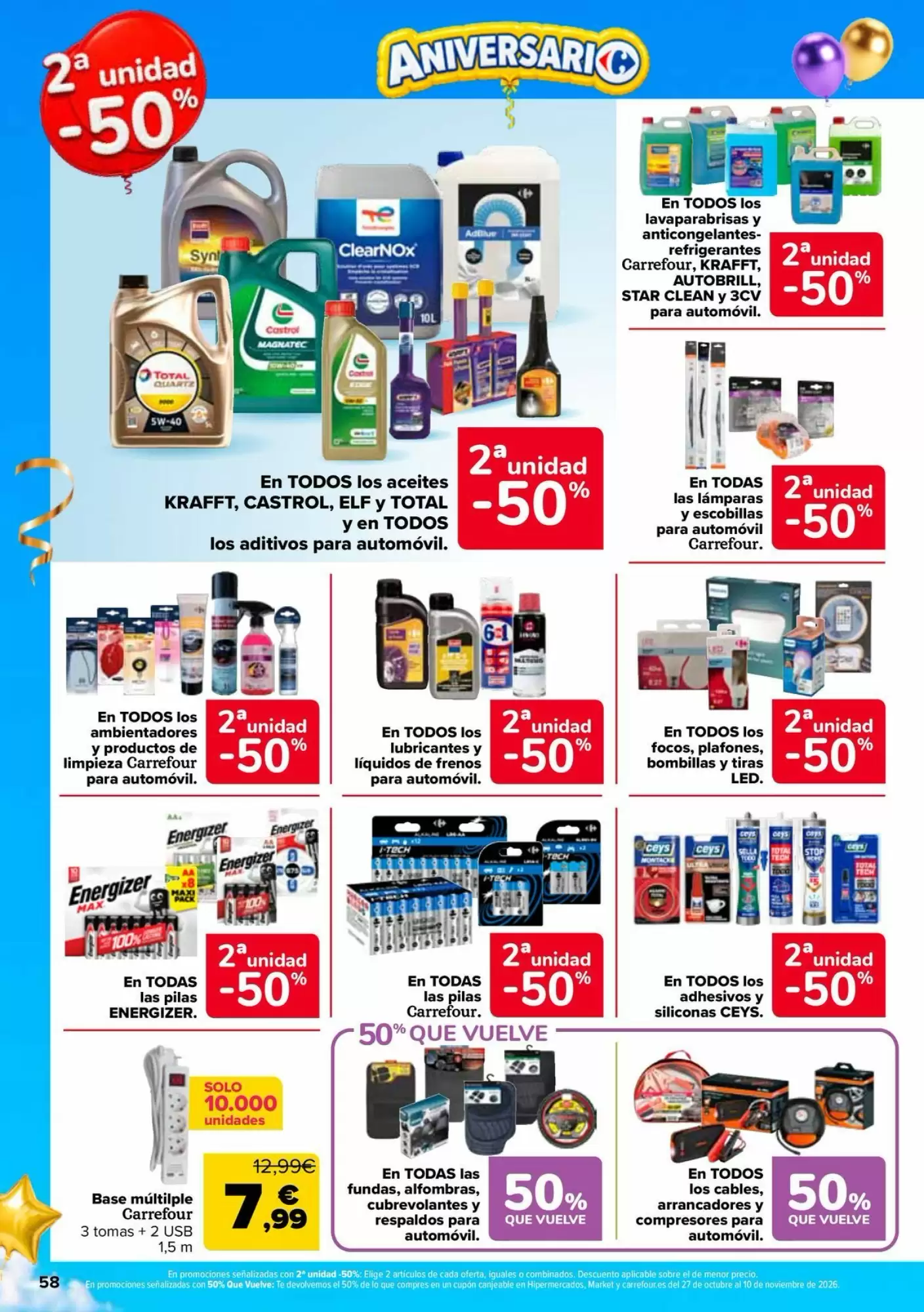 Folleto promocional de Carrefour válido desde el 13/10/2026 - Página 58.