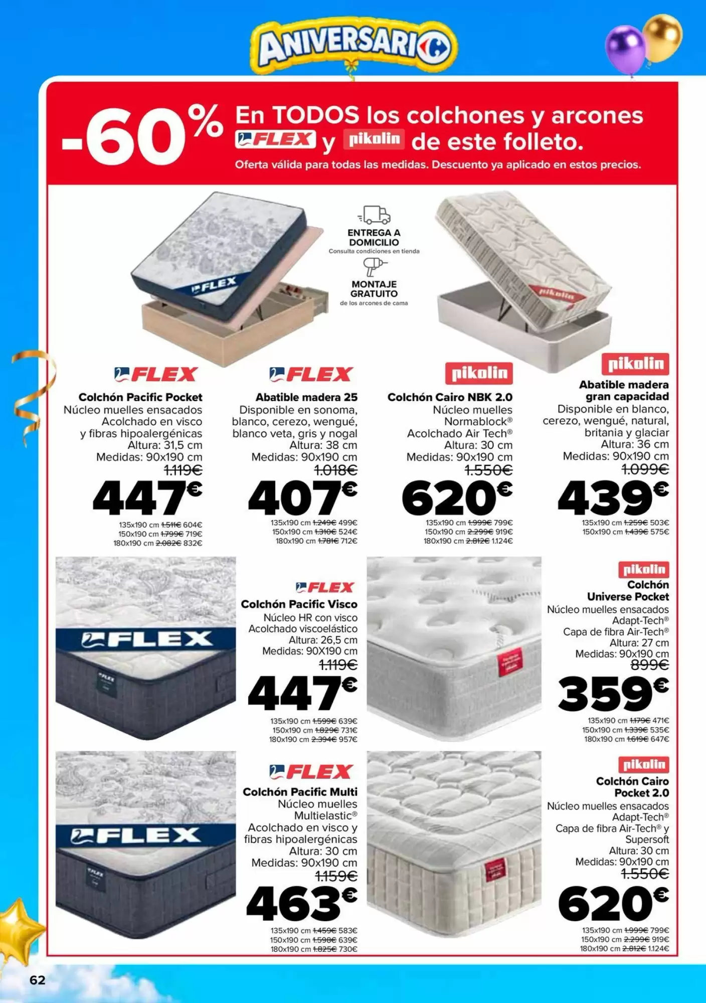 Folleto promocional de Carrefour válido desde el 13/10/2026 - Página 62.