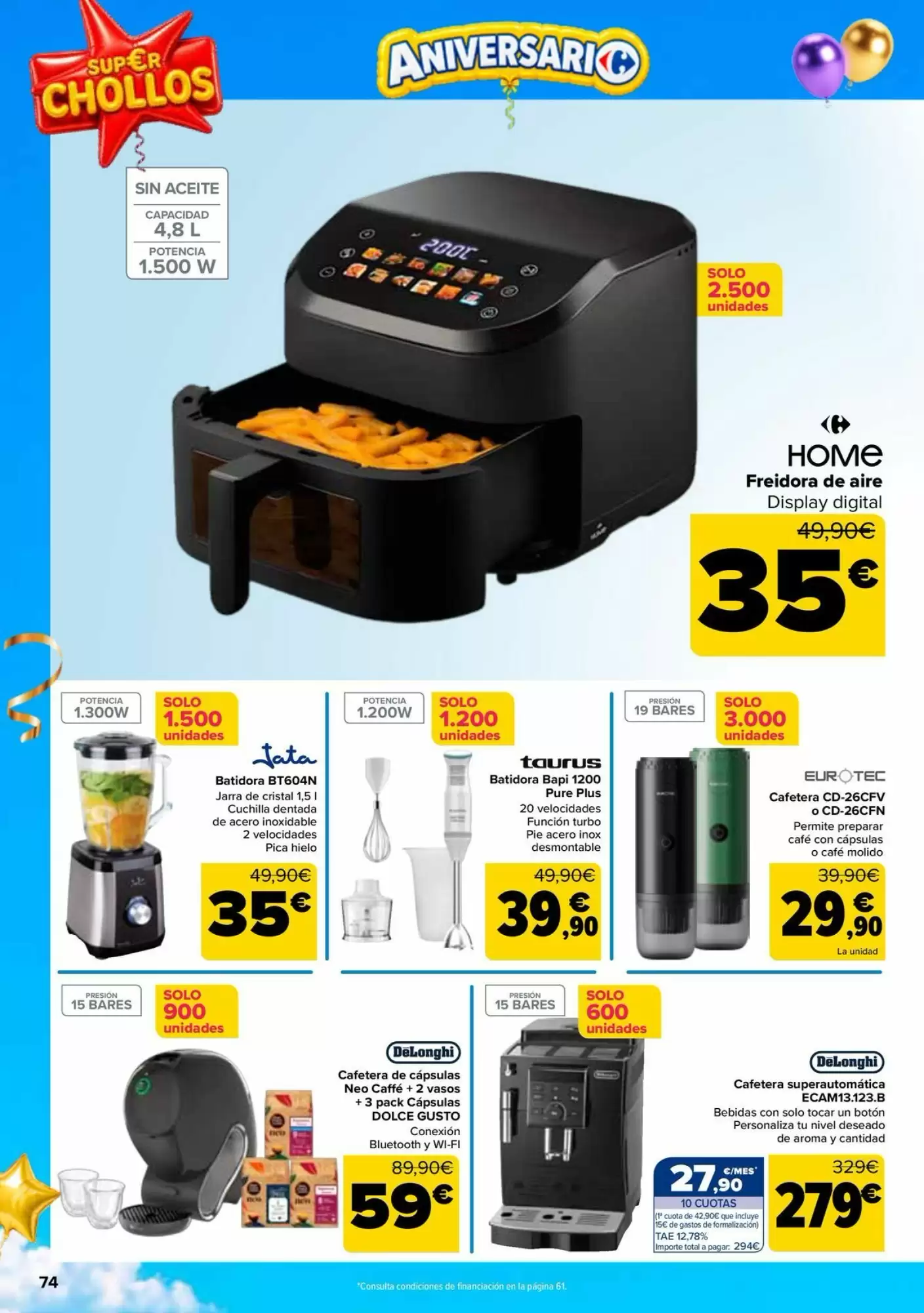 Folleto promocional de Carrefour válido desde el 13/10/2026 - Página 74.