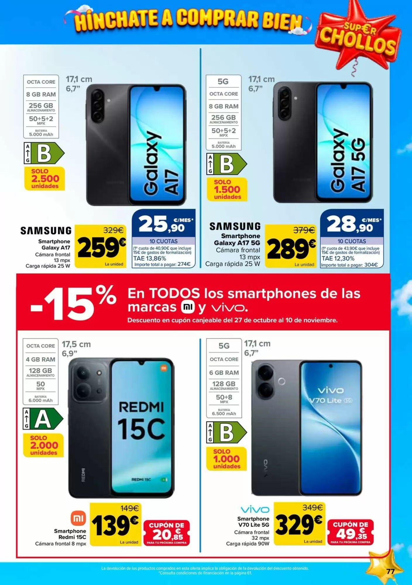 Folleto promocional de Carrefour válido desde el 13/10/2026 - Página 77.