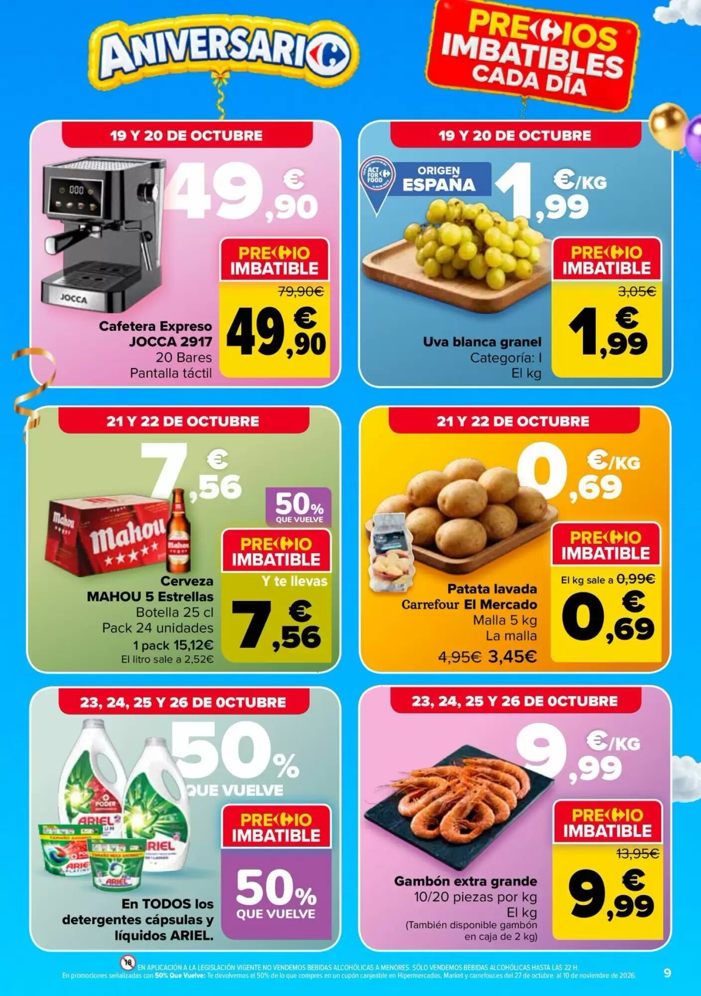 Folleto promocional de Carrefour válido desde el 13/10/2026 - Página 9.