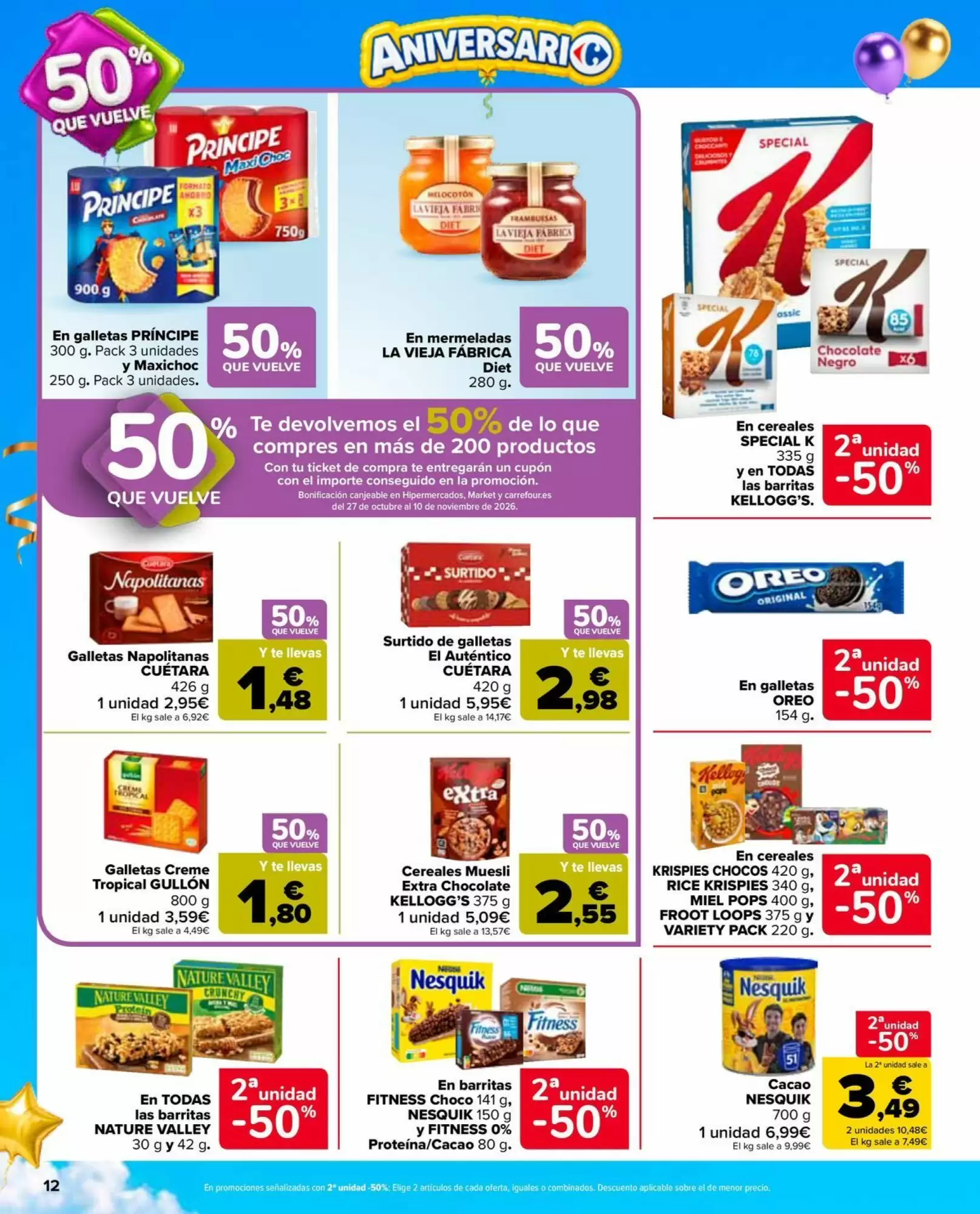 Folleto promocional de Carrefour Market válido desde el 13/10/2026 - Página 12.