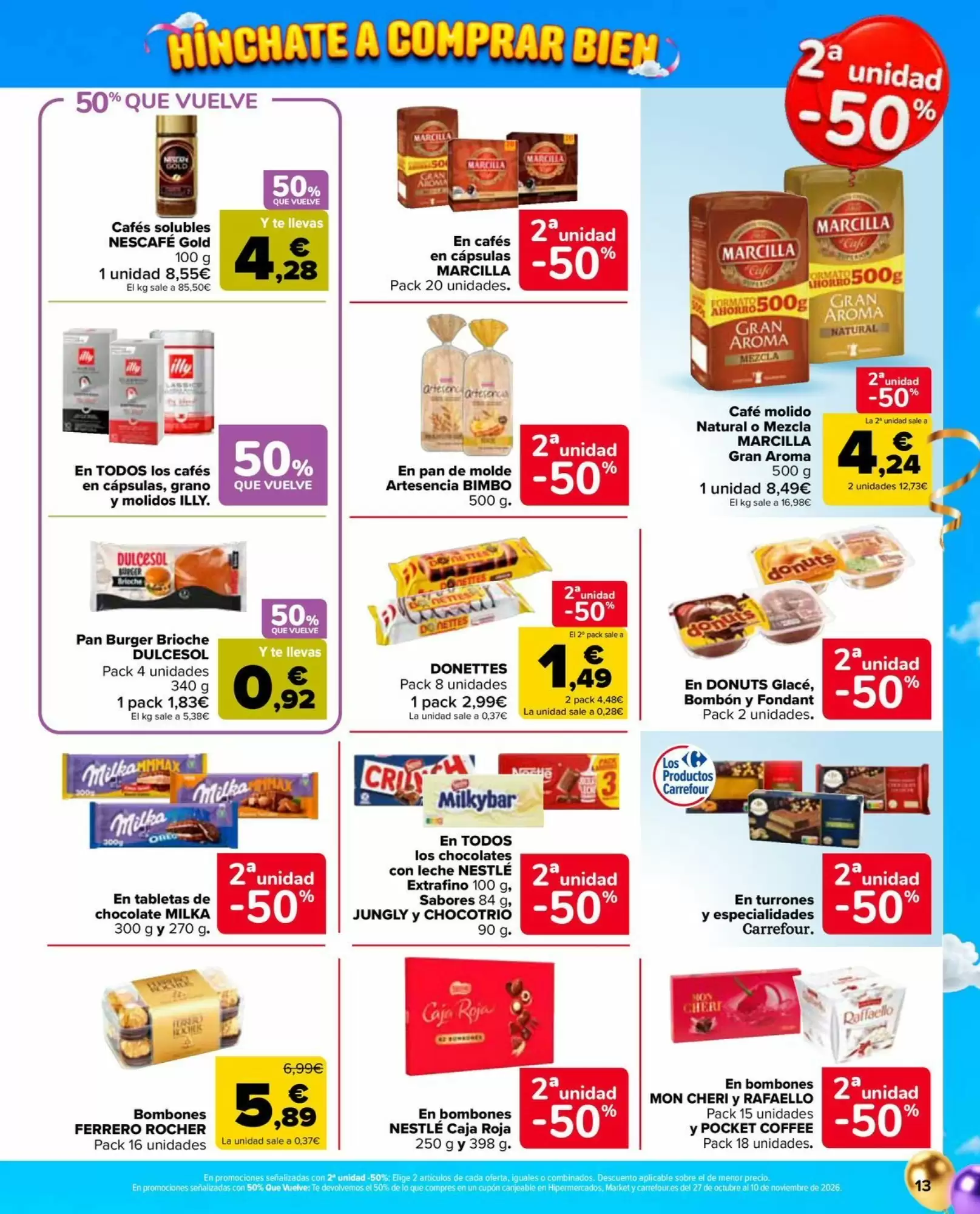 Folleto promocional de Carrefour Market válido desde el 13/10/2026 - Página 13.