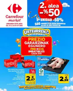 Folleto promocional de Carrefour Market válido desde el 13/10/2026