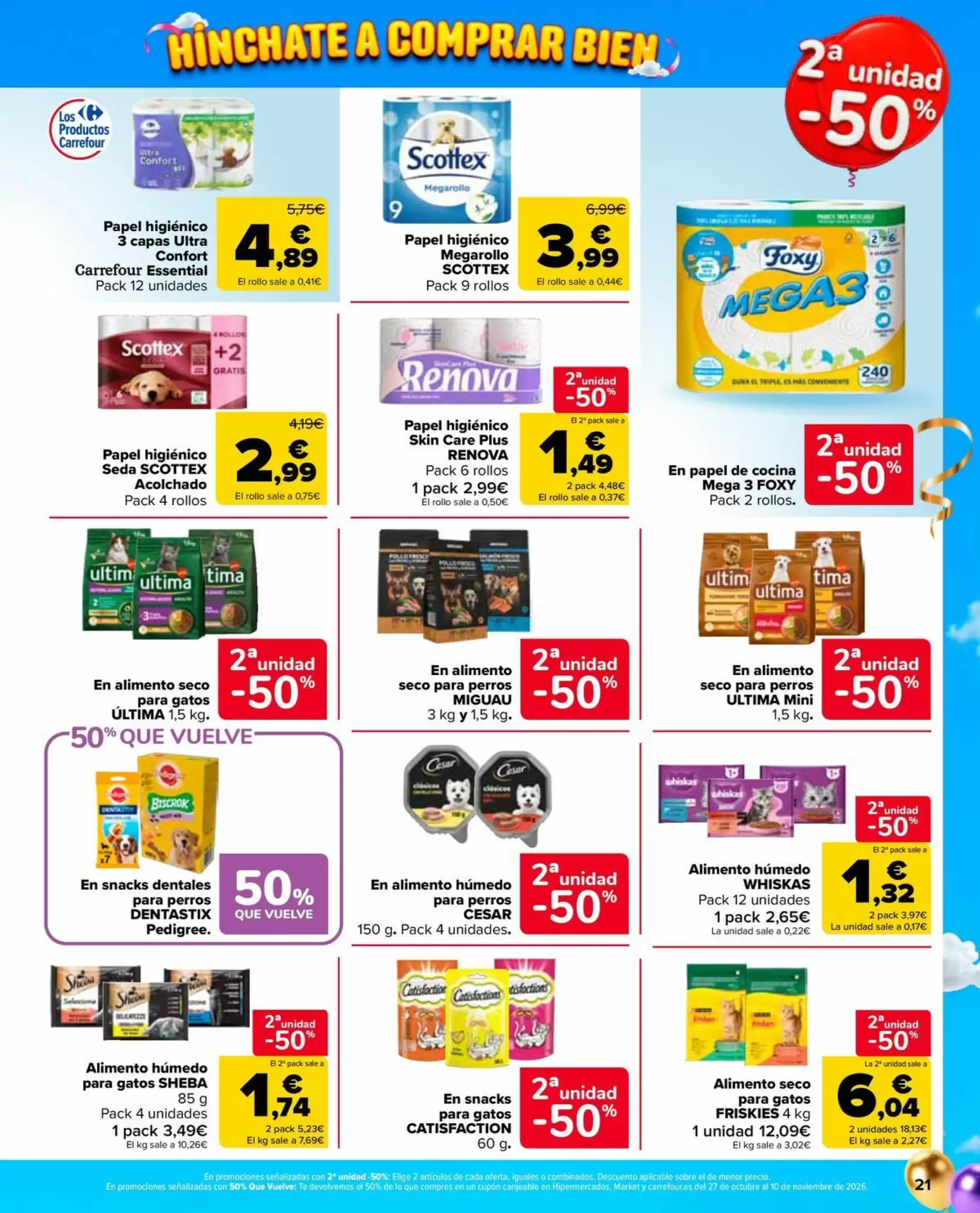 Folleto promocional de Carrefour Market válido desde el 13/10/2026 - Página 21.