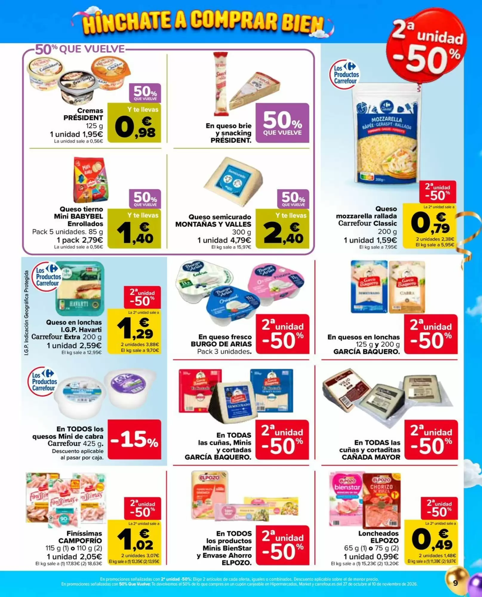 Folleto promocional de Carrefour Market válido desde el 13/10/2026 - Página 9.