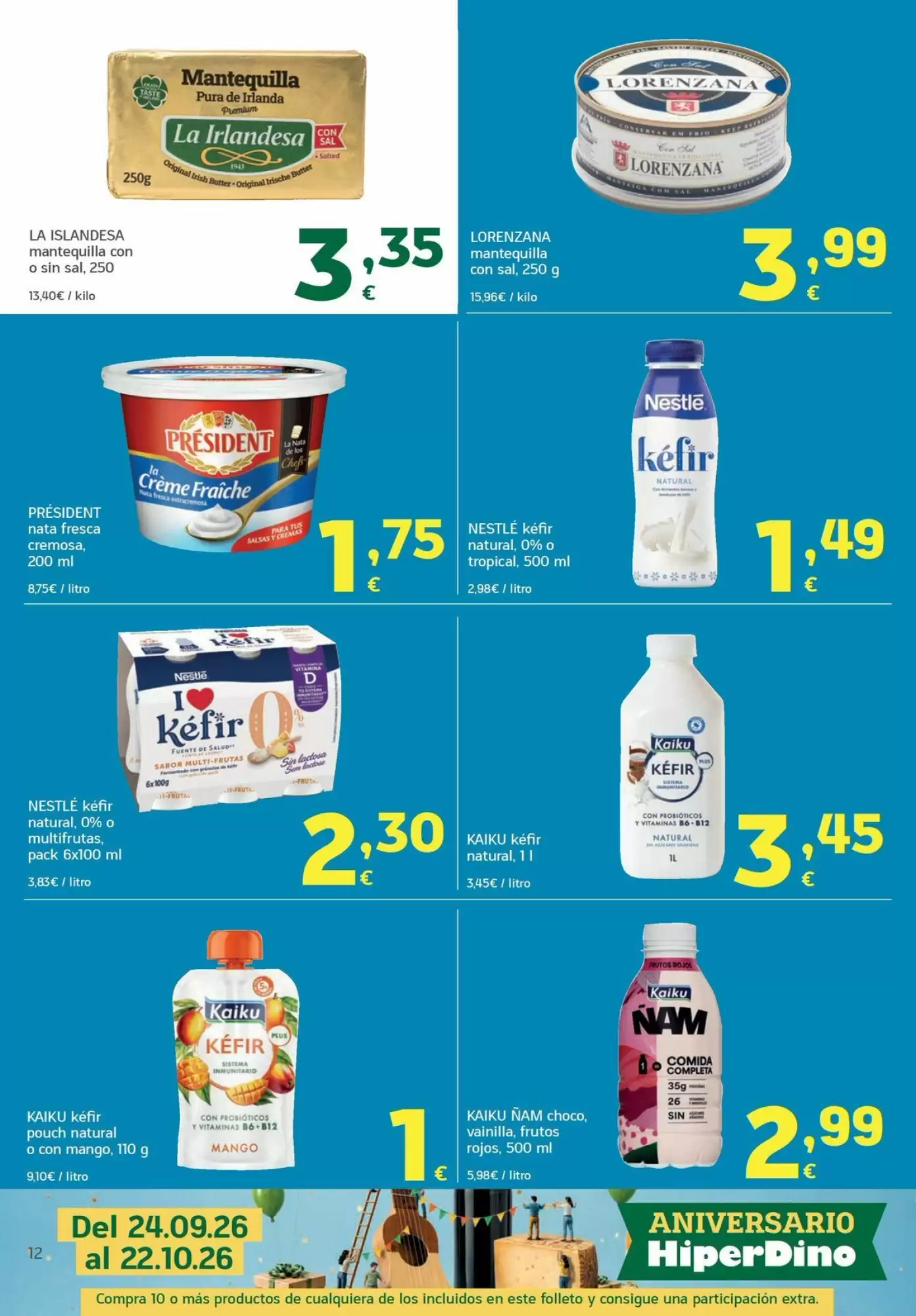 Folleto promocional de HiperDino válido desde el 13/10/2026 - Página 12.