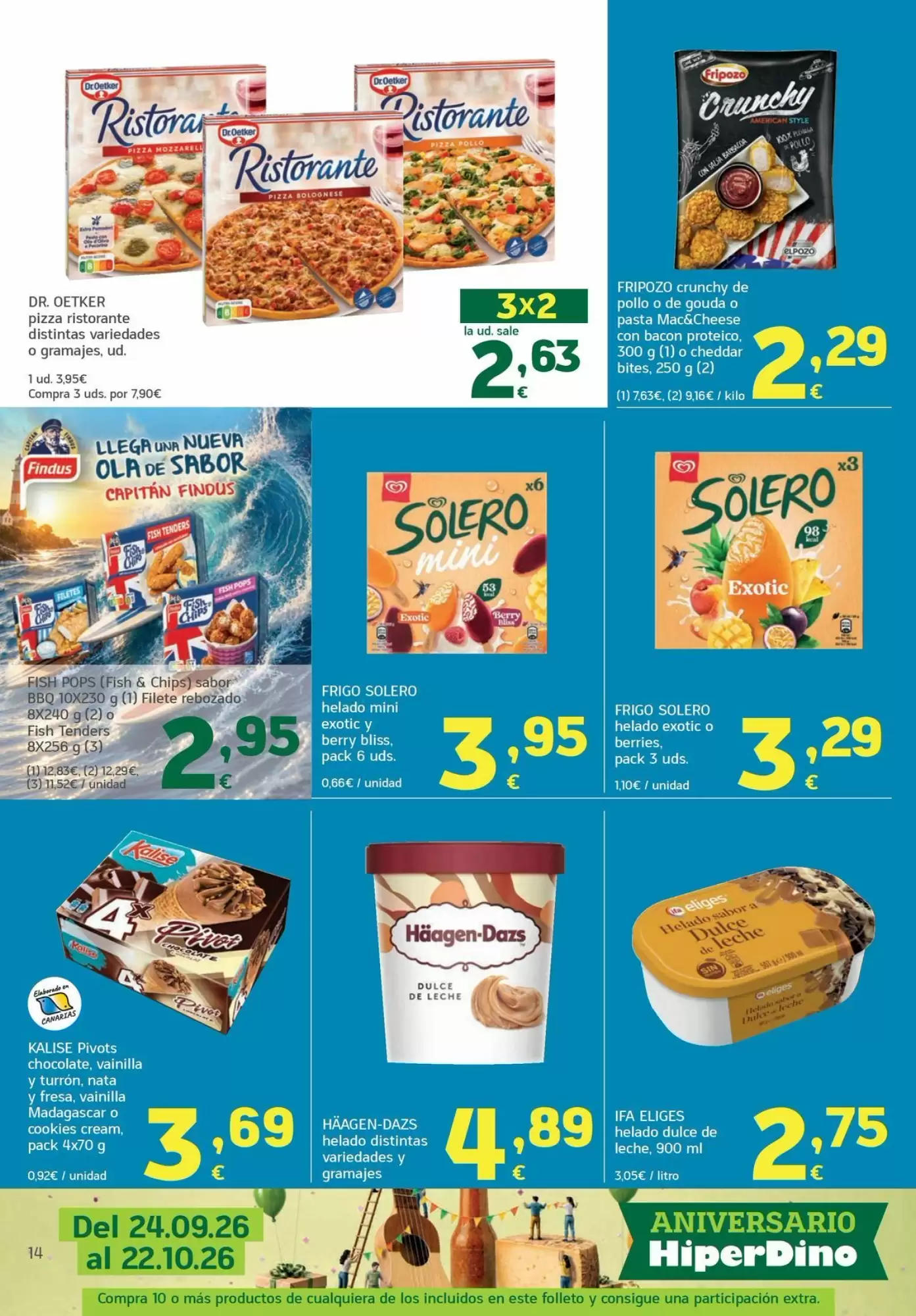 Folleto promocional de HiperDino válido desde el 13/10/2026 - Página 14.