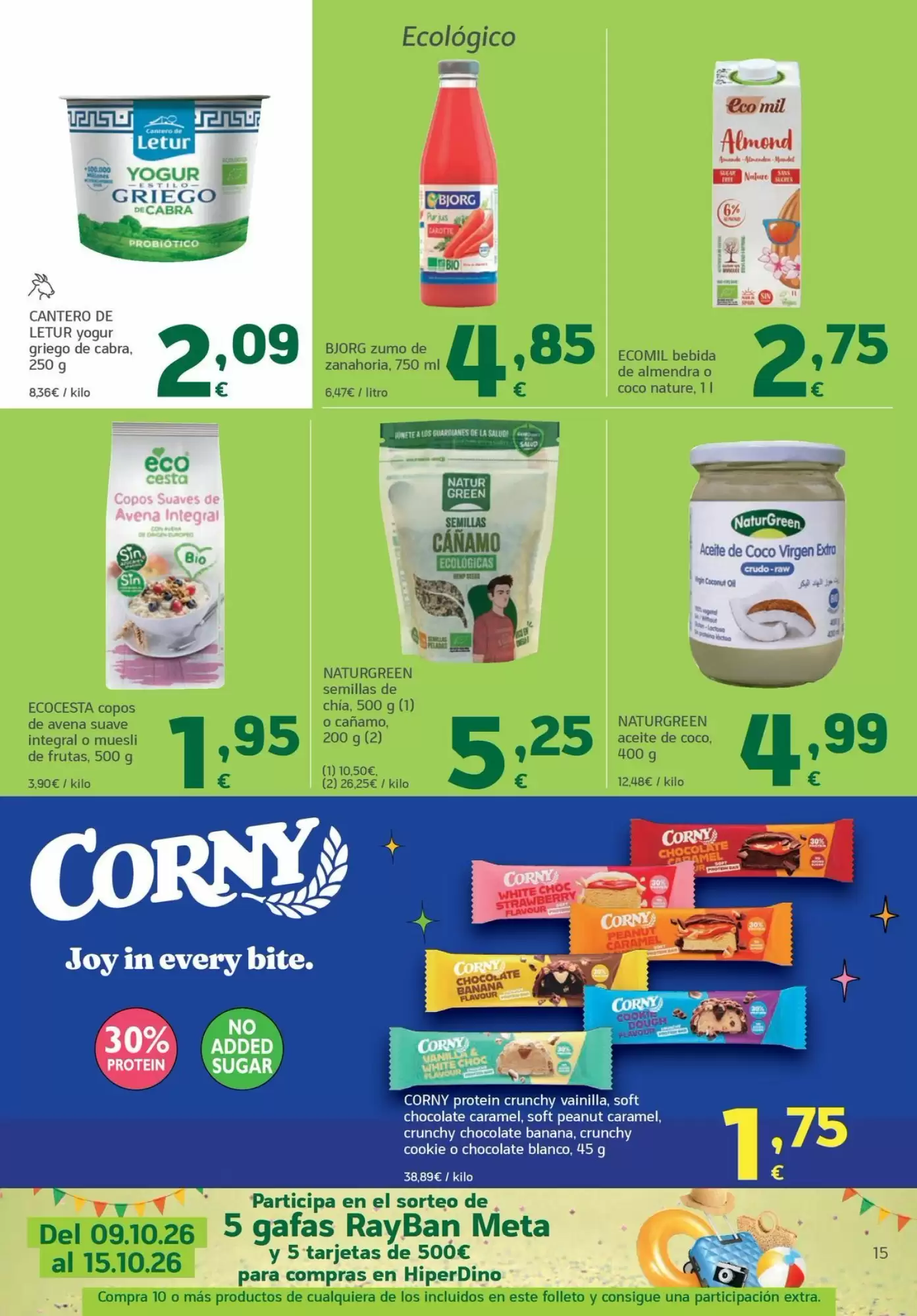 Folleto promocional de HiperDino válido desde el 13/10/2026 - Página 15.