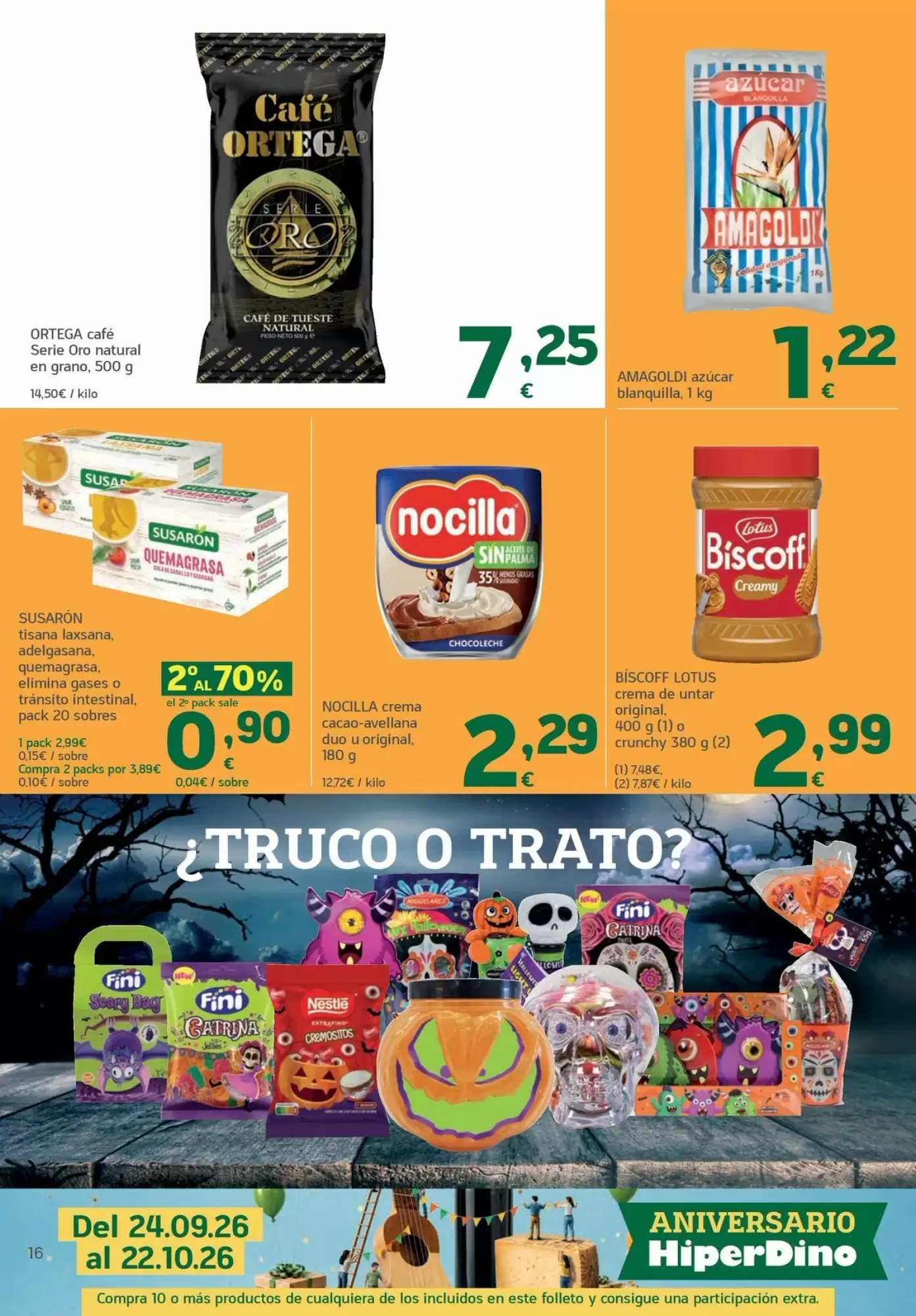 Folleto promocional de HiperDino válido desde el 13/10/2026 - Página 16.